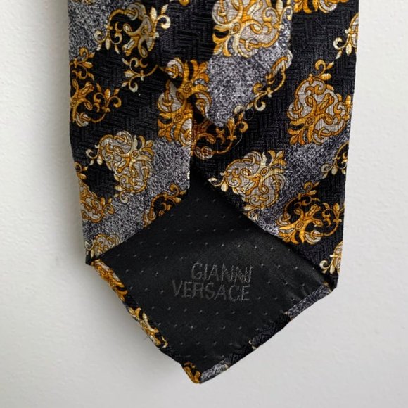 Vintage Gianni Versace Paisley Design Necktie - Picture 3 of 5